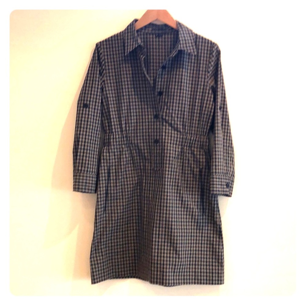 Theory shirt dress with pockets!